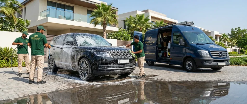 Door-to-Door Car Wash Services in Dubai